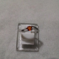 CSO-005: Orange Sapphire 0.62ct pd Cincin Perak 2.31gr
